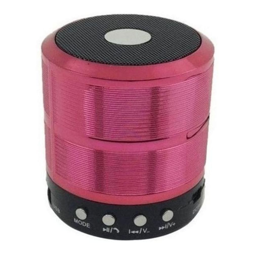 Alto-Falante Grasep D-Bh887 Portátil Com Bluetooth Rosa