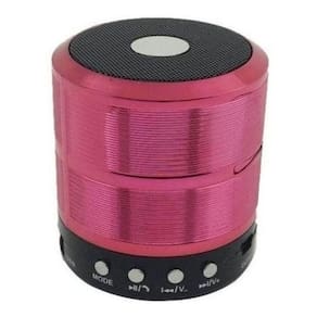 Alto-Falante Grasep D-Bh887 Portátil Com Bluetooth Rosa