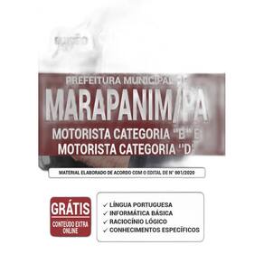 Apostila Prefeitura Marapanim Pa - Motorista Categoria B E D