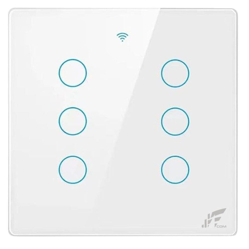 Interruptor Inteligente Smart Touch Jwcom 6 Botões Tuya 4X4