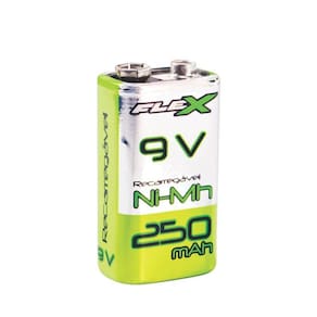 Bateria Recarregável 9V 250 Mah 9V/25B1 - Flex Fx