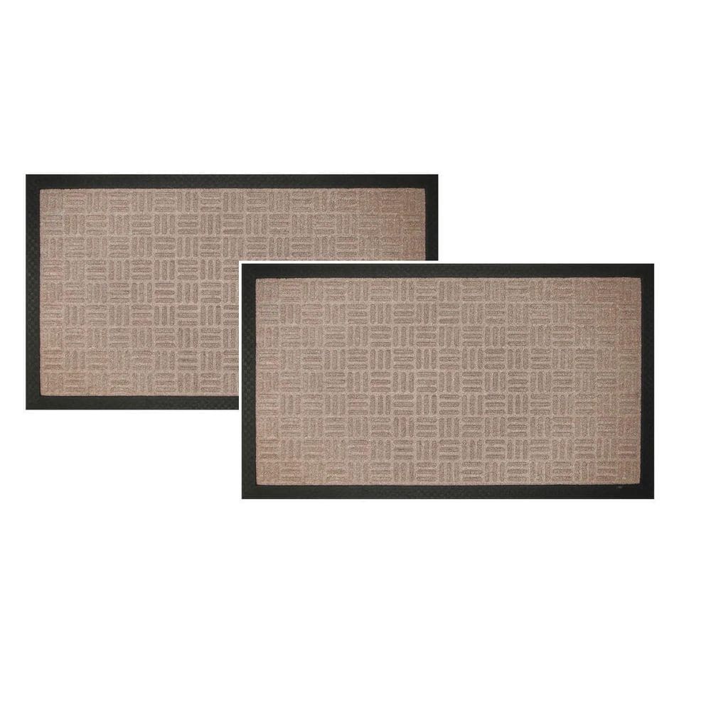 Kit 2 Tapetes Capacho Com Borda Fenice 89X59 Uzoo