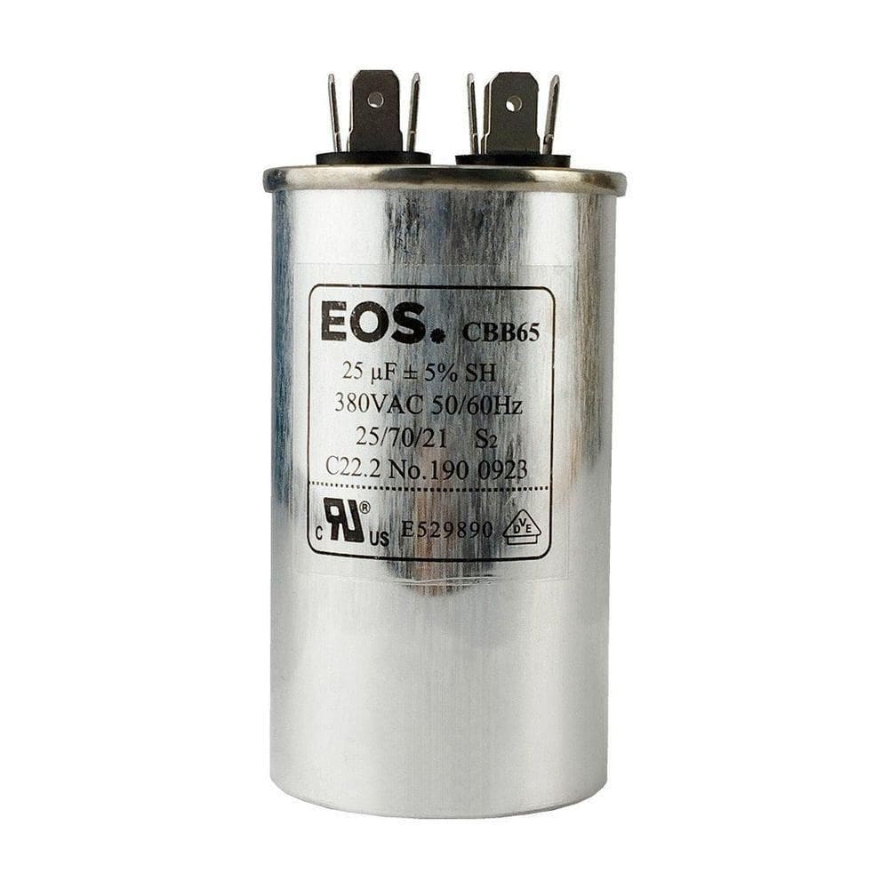 Capacitor 25 Uf 380v único
