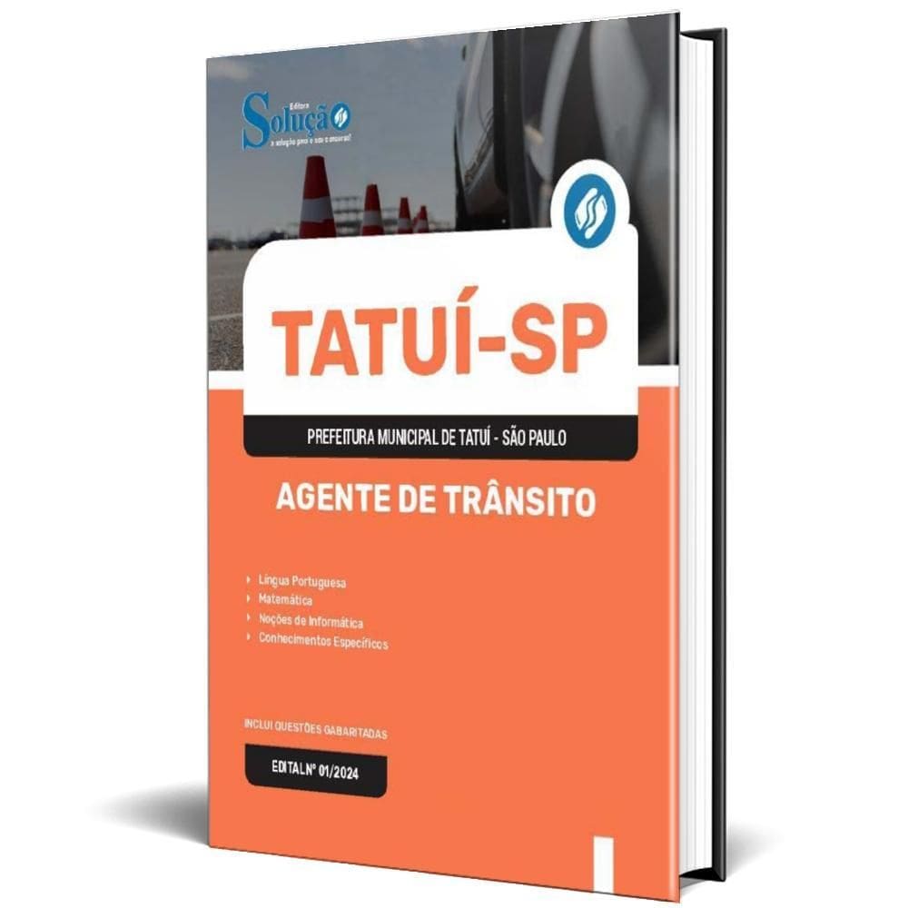 Apostila Prefeitura De Tatuí Sp 2024 - Agente De Trânsito