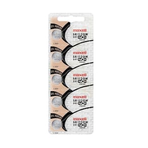 Bateria 391 Sr1120W Maxell 1.55V Para Relógio C/5 Un
