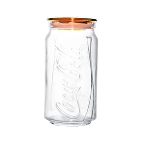 Pote De Vidro Coca-Cola Tampa Laranja 1Litro