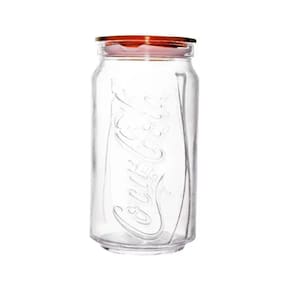 Pote De Vidro Coca-Cola Tampa Vermelha 1Litro