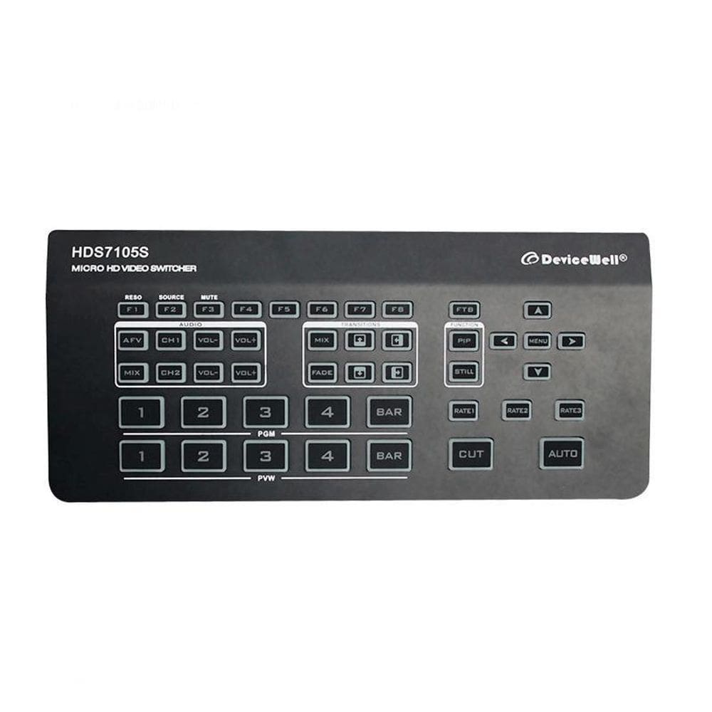 Switcher Multiview Devicewell Hds7105 V2021 5 Canais 4X Hdmi