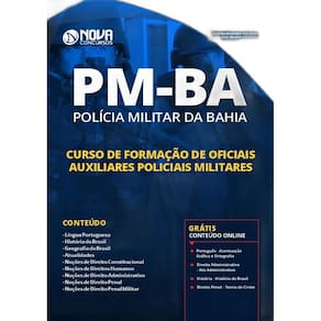 Apostila Pm-Ba 2019 Oficiais Auxiliares Policiais Militares