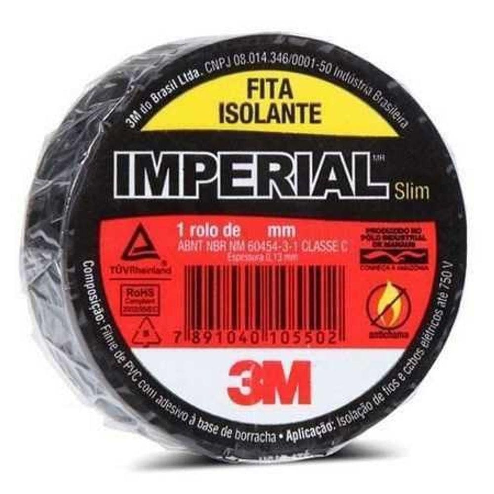 Fita Isolante 20m - 3m Sem Variação único