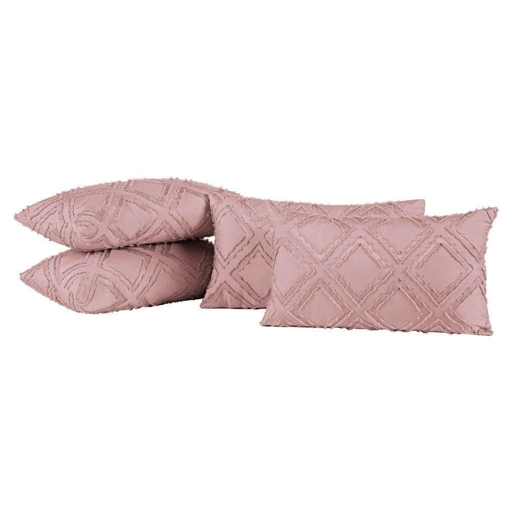 Almofadas Cheias Aveline 60cm X 30cm 04 Peças - Rosê