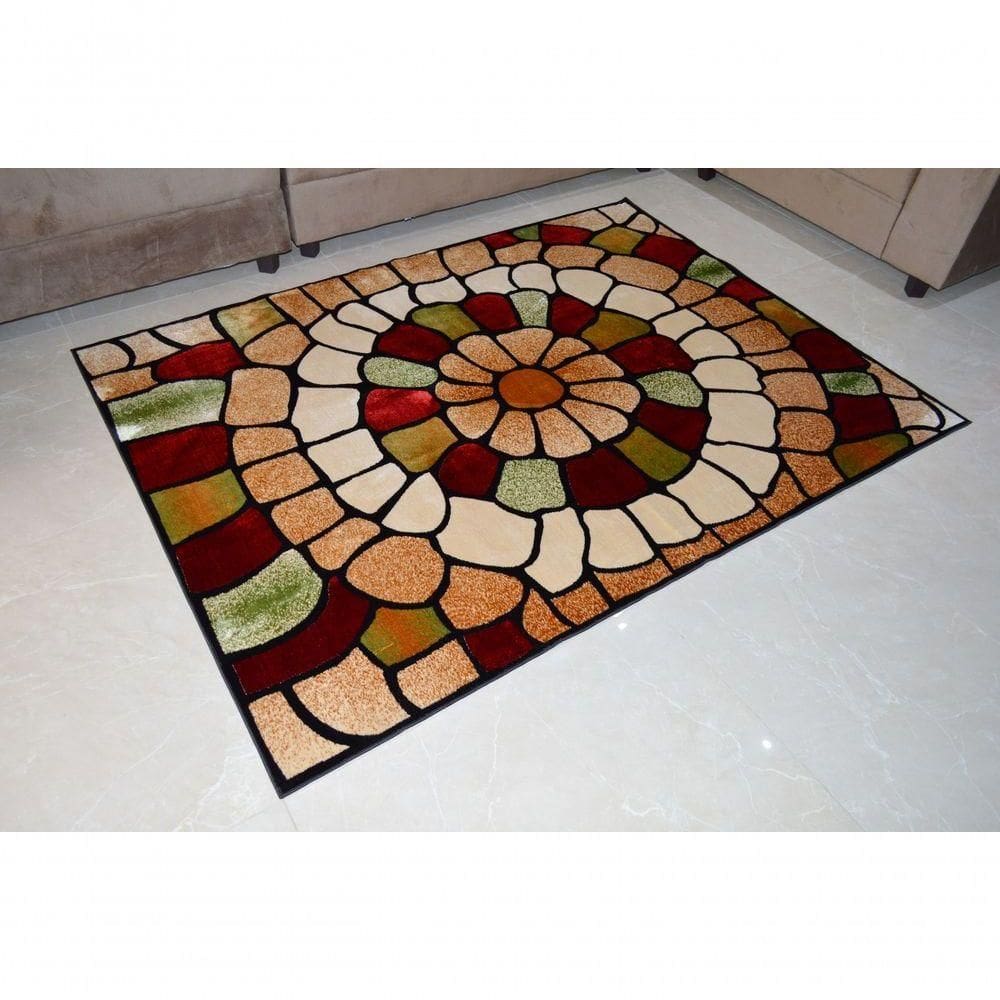Tapete Veludo 2.50m X 3.50m Marbella Moderno Catedral Rayza