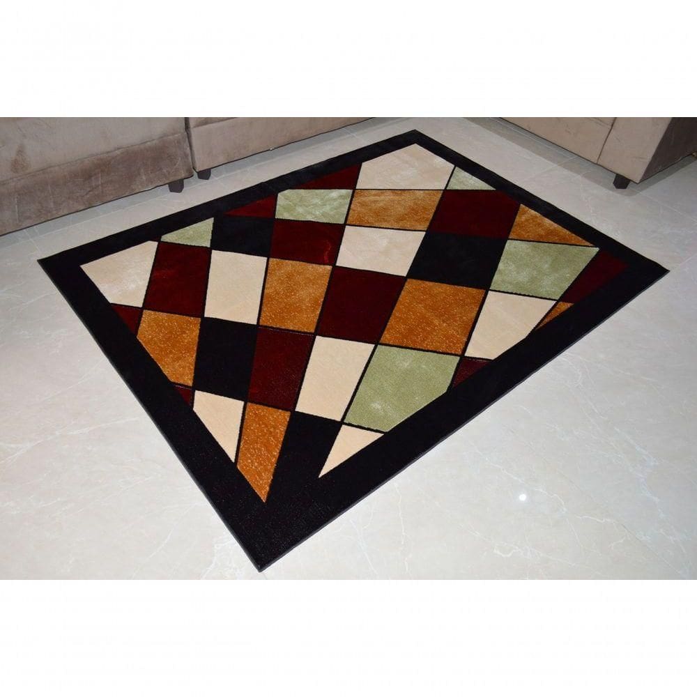 Tapete Veludo 1.50m X 2.00m Marbella Moderno Vitral Rayza