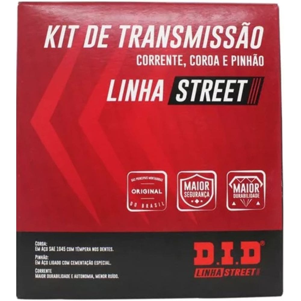 Kit Transmissão Relação Tração D.i.d Fz 15 Fz15 2023 sem retentor