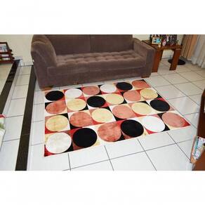 Tapete Veludo 2.00m X 2.50m Marbella Moderno Dama-4 Rayza