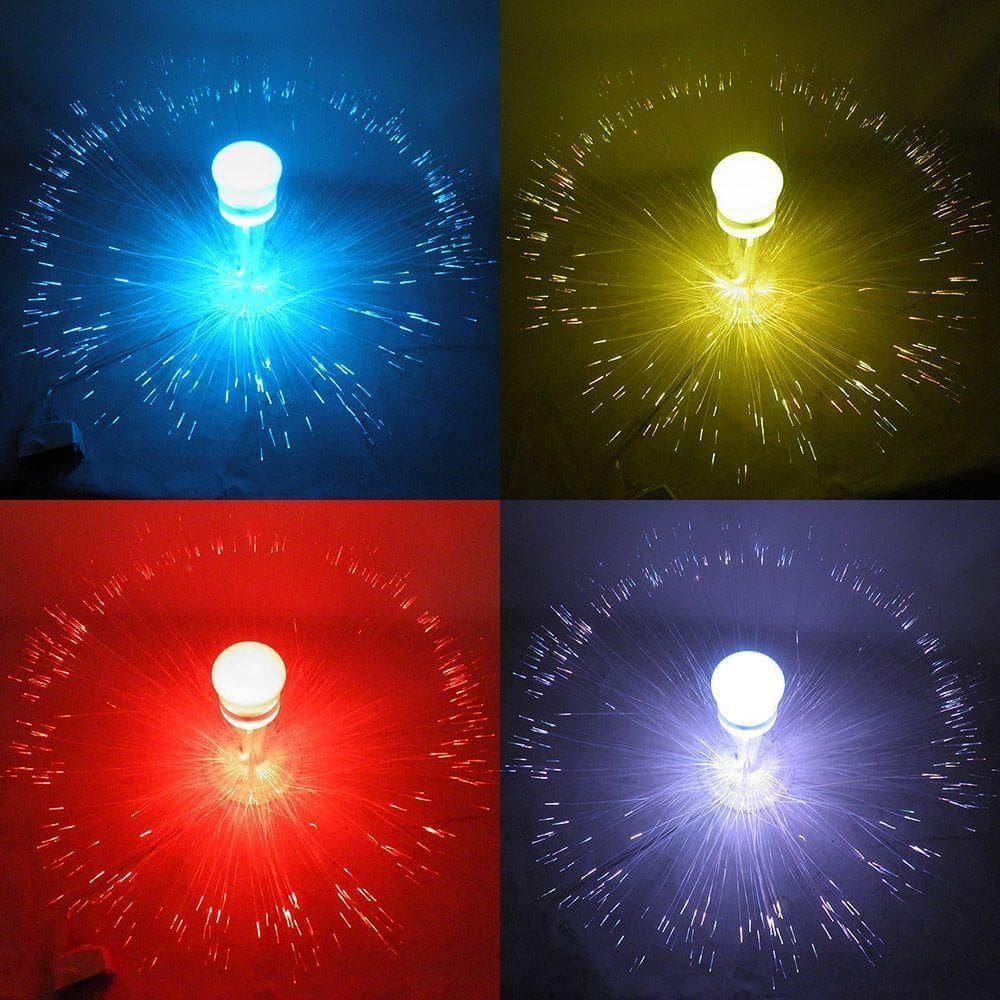 Pisca Pisca Fibra Otica Led Agua Viva Rgb Natal Natalino Festa Bivolt