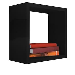 Nicho Decorativo 15x15x20 Cm Em Mdf Preto [f031]