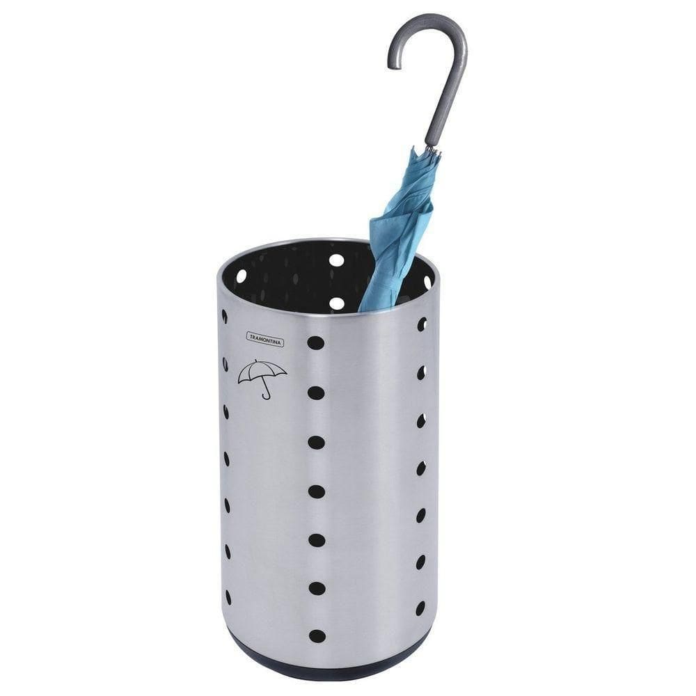 Porta Guarda Chuva Tramontina Cápsula Dry Em Aço Inox 15 L