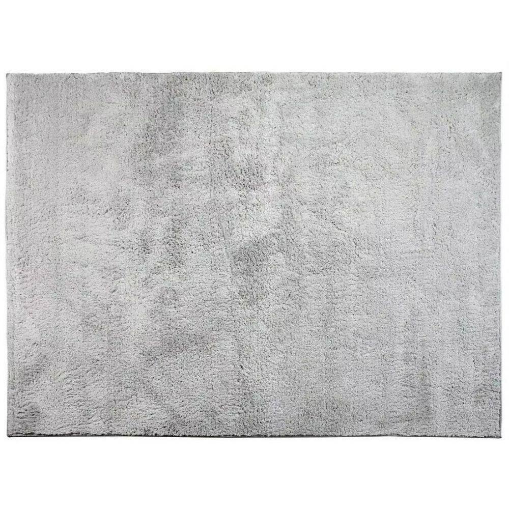 Tapete Sala Escritório 1,00 X 1,50 M Macio Antider. Prata