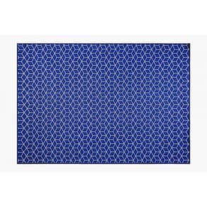 Tapete Quarto 1,40 X 2,00 Cubo Azul Pratik Antider.