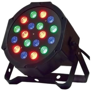 Refletor Par Led 18 Digital Rgb Dmx Canhão Bivolt Jdb-18