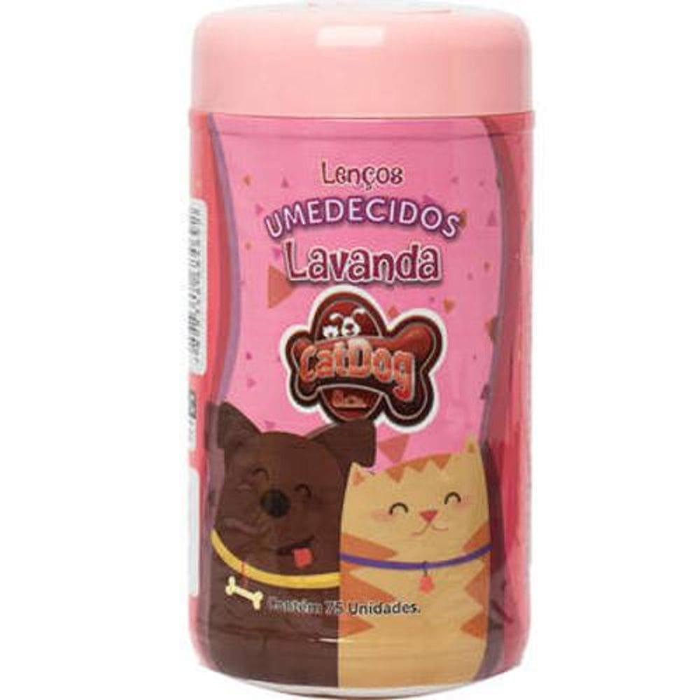 Lenço Umedecido Lavanda 75Un