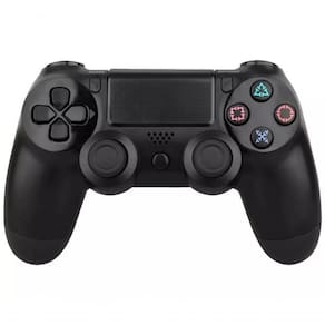 Controle PS4 Slim Dualshock Jet Black Fio Resistente Full