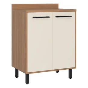 Balcão De Cozinha 70cm Para Cooktop Com Tampo E 2 Portas Havana Cr20309 Rovere/champanhe