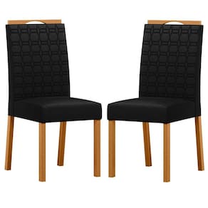 Cadeira para Mesa de Jantar Mariana Kit 2 Peças Ype Veludo Preto – New Ceval