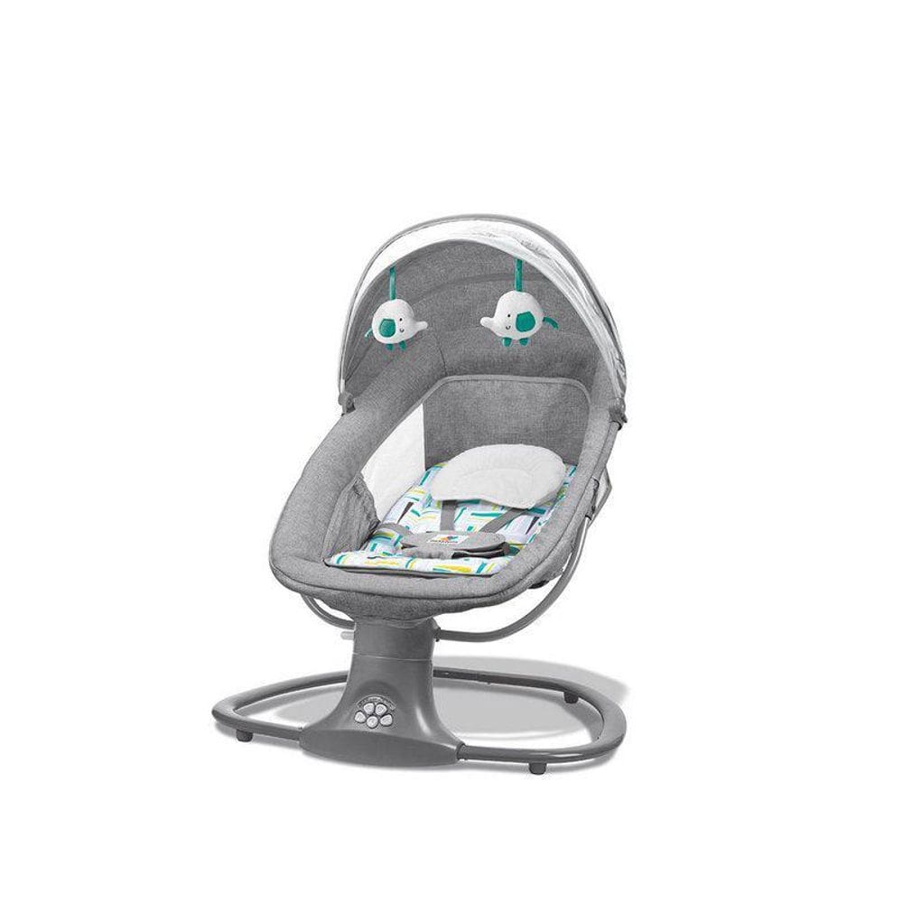Cadeira Swing Automática Bluetooth Verde Estampada - Mastela