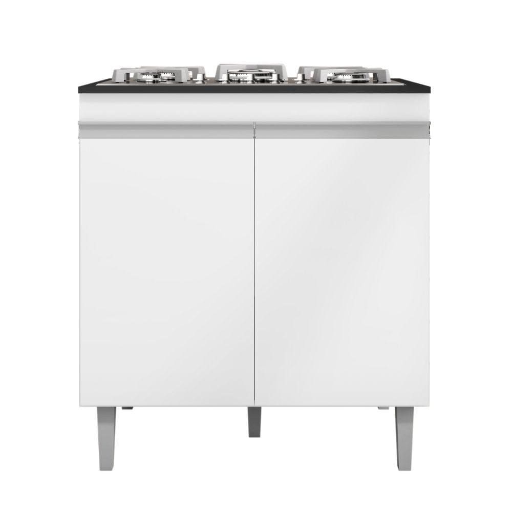 Balcão Para Cooktop Andréia 2 Portas Branco Ajl