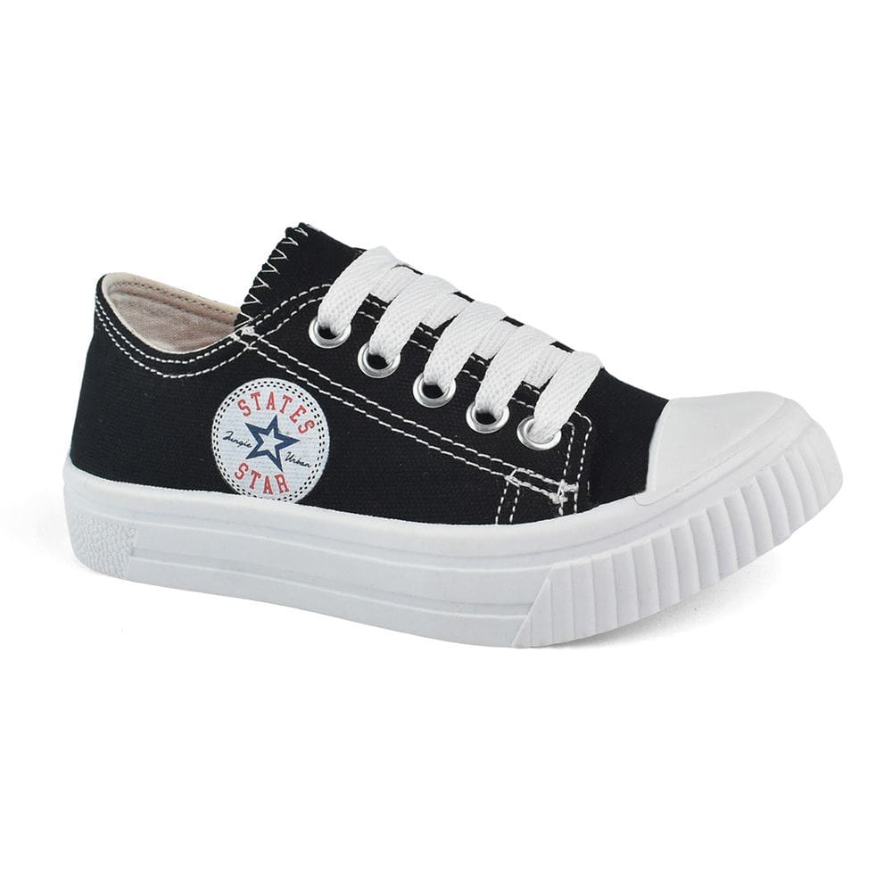 Tênis Botinho B676 Casual Jeans Meninos Preto