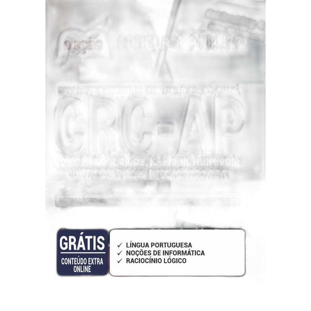 Apostila Concurso Crc Ap - Cargos De Ensino Superior