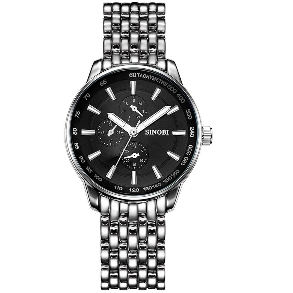 Relógio Feminino Moda Luminoso Pulseira Em Inoxidável