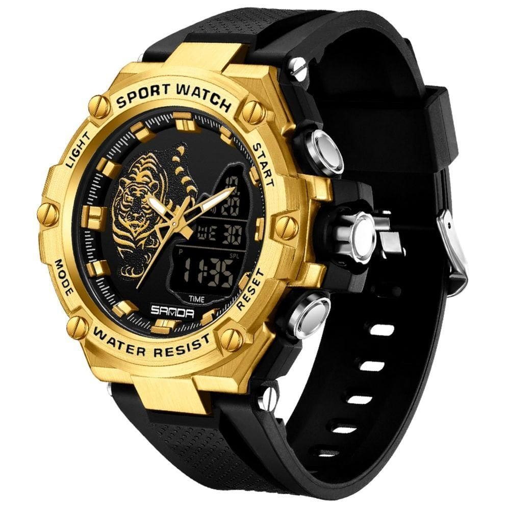 Relógio Masculino Duplo Digital Multifunção A Prova D´Agua