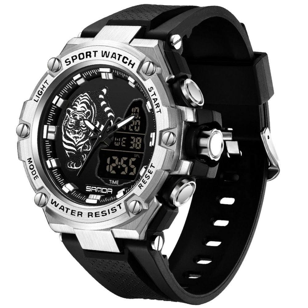 Relógio Masculino Duplo Digital Multifunção A Prova D´Agua