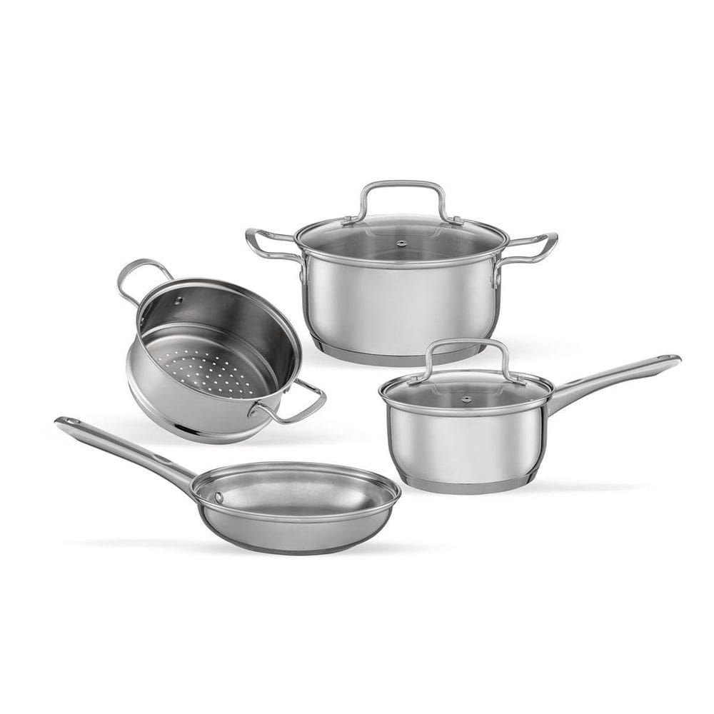 Panelas Brinox Inox Fundo Triplo Jasmin 4 Peças