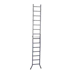 Escada Extensiva 3 Em 1 Metalon 30x20mm 7 E 14 Degraus 187cm