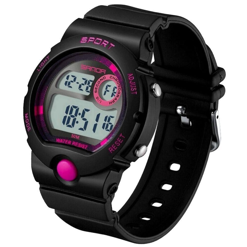 Relógio Digital Feminino Casual Esportivo A Prova D`Água