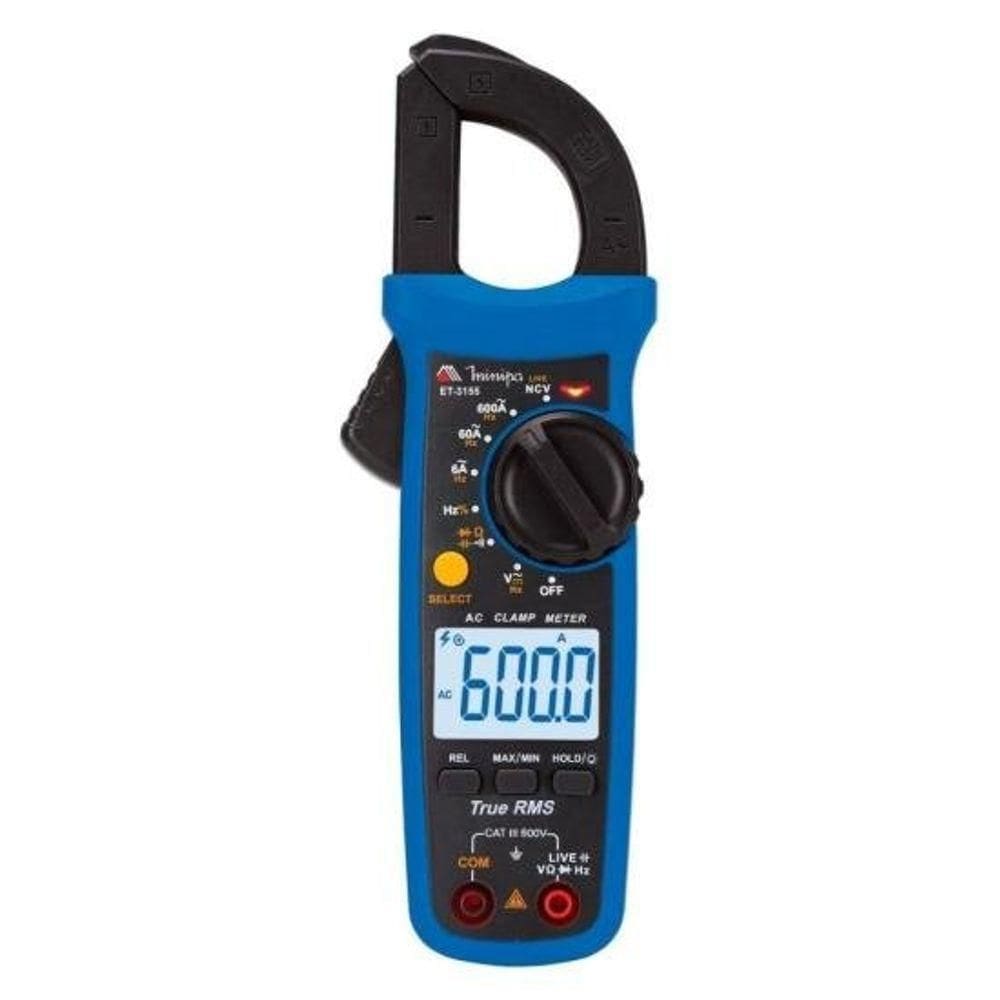 Alicate Amperímetro Et-3155 Azul-preto Minipa