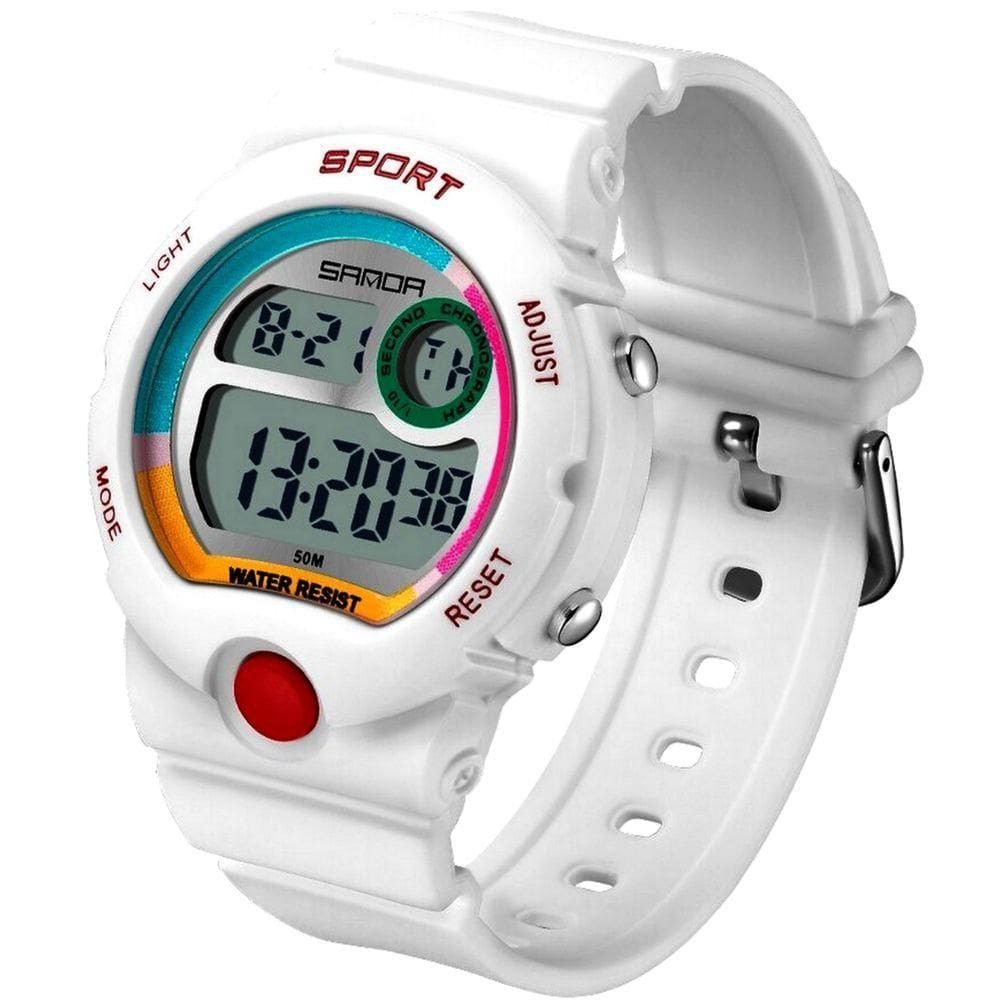 Relógio Digital Feminino Casual Esportivo A Prova D`Água