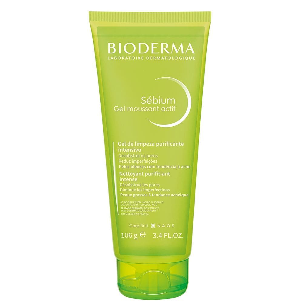Sébium Gel de Limpeza Purificante Intensivo Bioderma Moussant Actif 106g