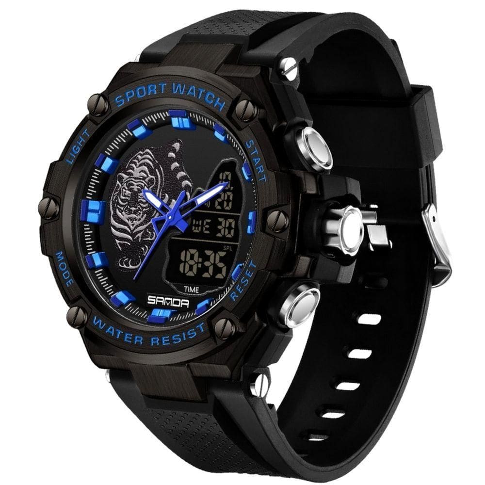 Relógio Masculino Duplo Digital Multifunção A Prova D´Agua