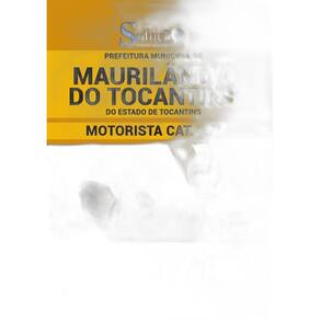 Apostila Maurilândia Do Tocantins To - Motorista Categoria D