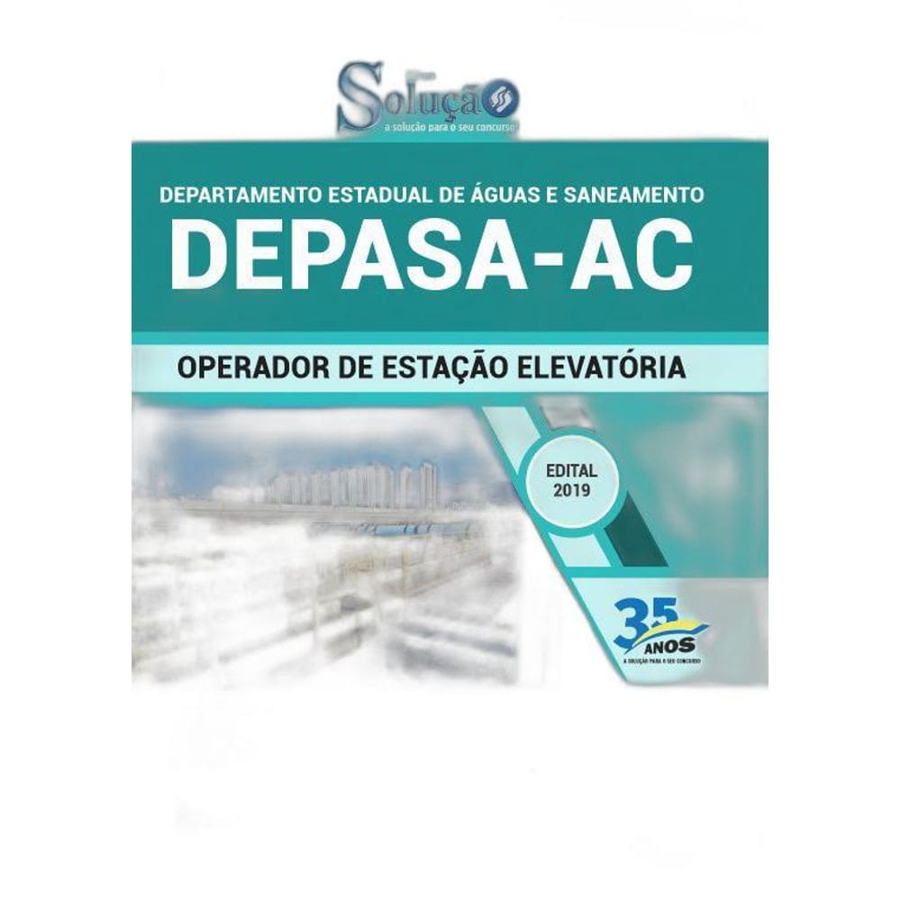Apostila Depasa-Ac - 2019 - Op Estação Elevatória