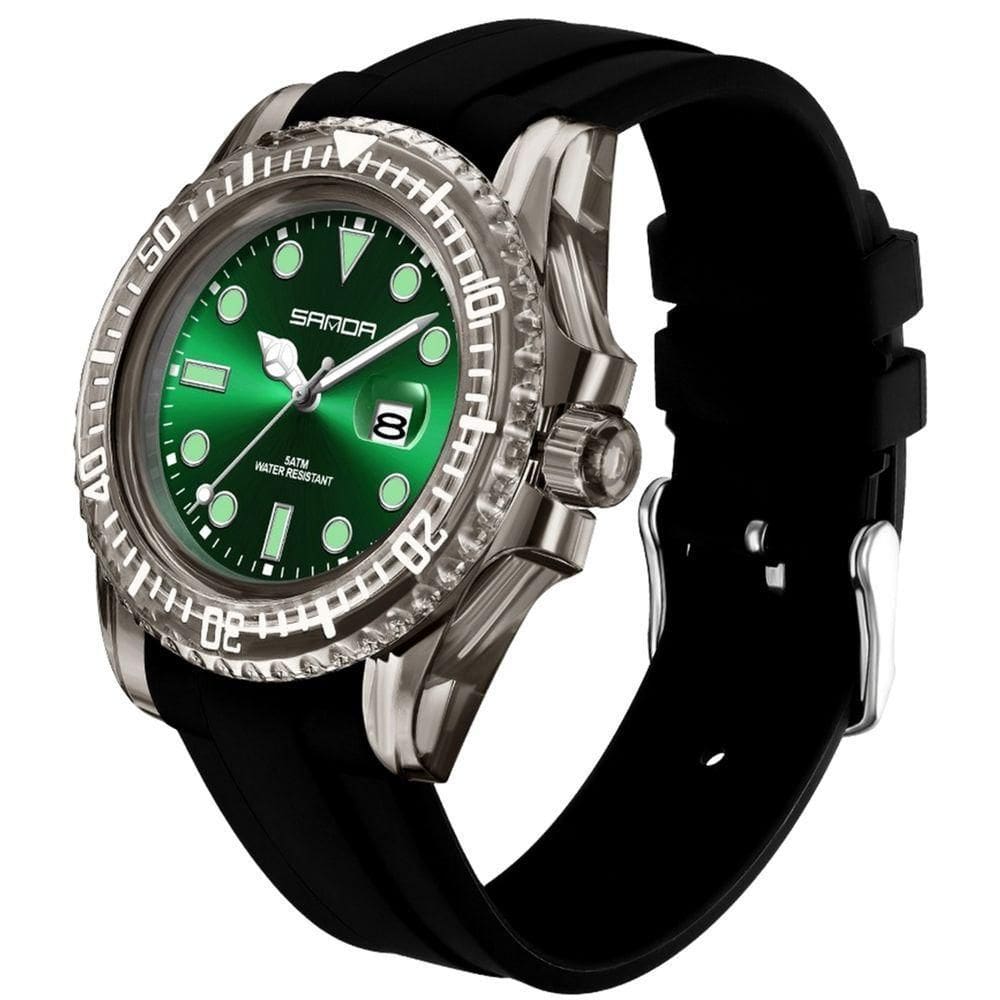 Relógio De Quartzo Feminino Casual Alça De Silicone A Prova De D´agua