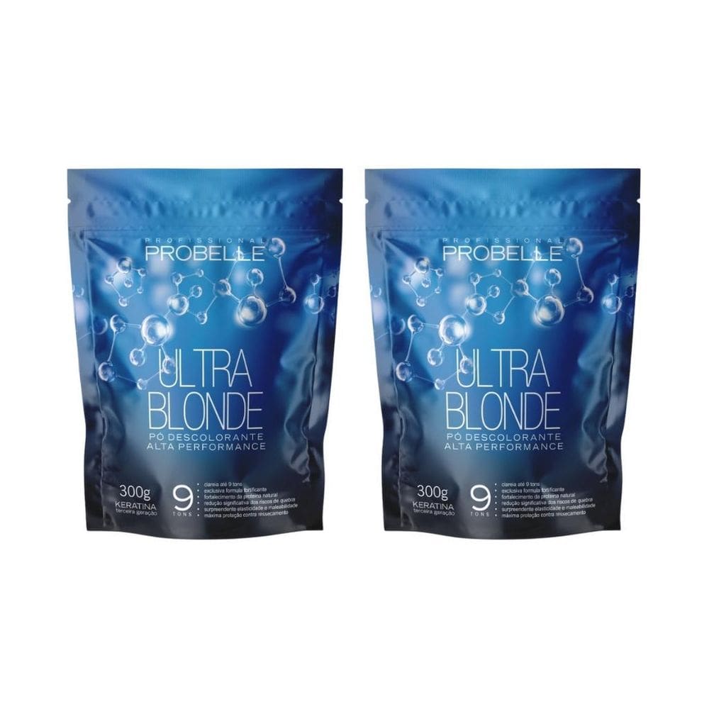 Po Descolorante Probelle 300G Dust Free - Kit Com 2Un