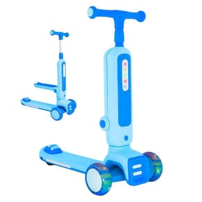 Patinete 2 Em 1 Radical Infantil 3 Rodas Em Pé Ou Sentado