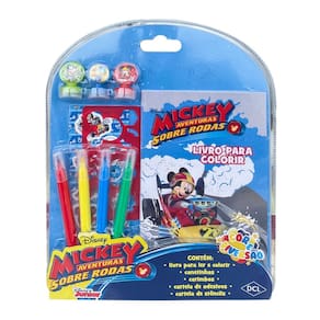 Livro DCL Para Colorir Disney MIckey Aventuras Sobre Rodas