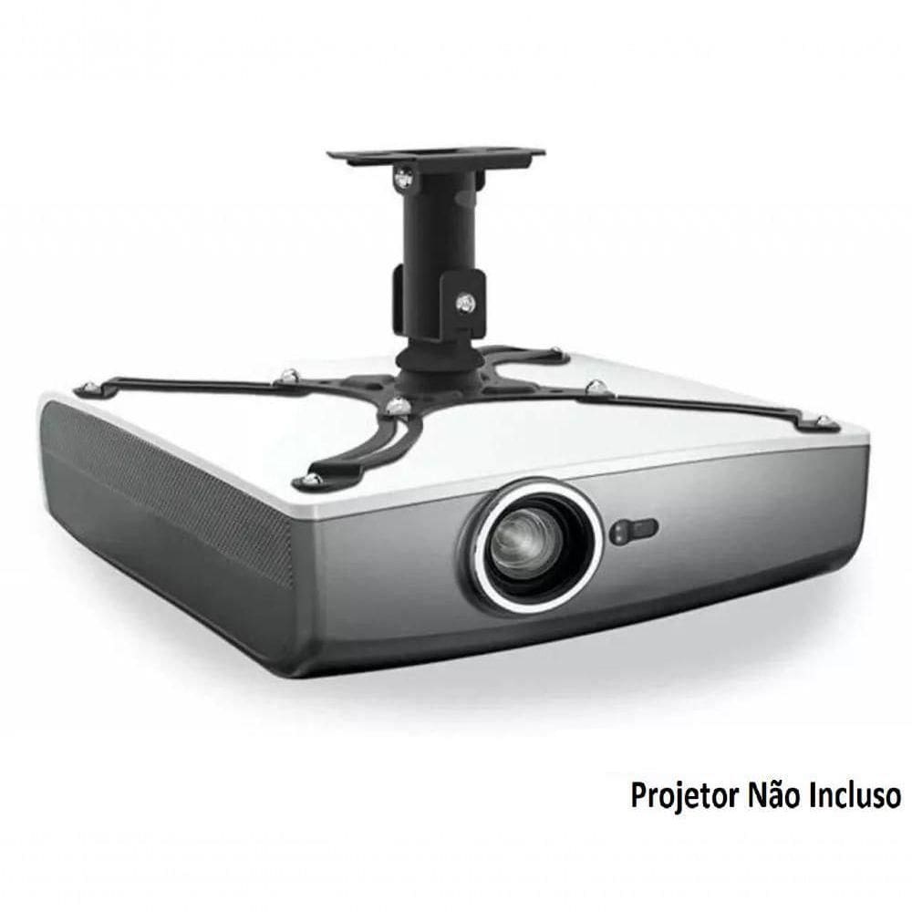 Suporte De Teto Universal Articulado Para Projetor 112mm Mxt Ar-pma101